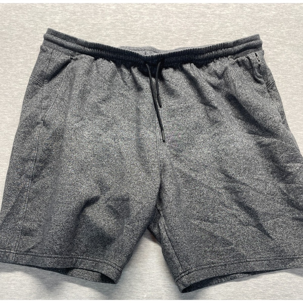 Old Navy Active Dynamic Fleece Sweat Shorts Mens XL Heather Gray 4-Way Stretch